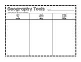 Geography Tools Graphic Organizer