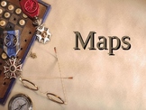 Geography: Types of Maps PowerPoint Physical/ Political an
