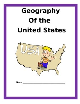 Preview of Geography of the United States Unit 4th SS