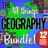 Geography Unit Activities Bundle | Reading Maps, Longitude