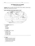 Geography Multiple Choice Unit Test