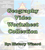 Geography Video Worksheet Collection