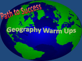 Geography Warm Ups and Task Cards