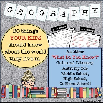 Preview of Geography - What Do You Know?