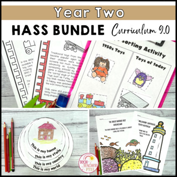 Preview of Geography and History Year 2 Bundle Australian Curriculum 9.0 HASS
