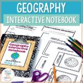 Geography and Map Skills Interactive Notebook | Print and Digital