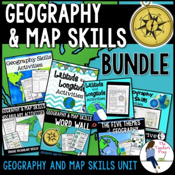 Preview of Geography and Map Skills Unit Bundle