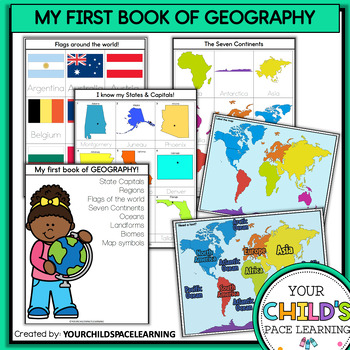 Geography book by Your child's pace learning | TPT