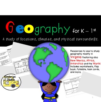 Preview of Geography for K - 1st