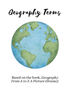 Preview of Geography from A to Z; A Picture Glossary Companion Guide