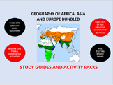 Geography of Asia, Africa and Europe Bundle: Study Guide/A