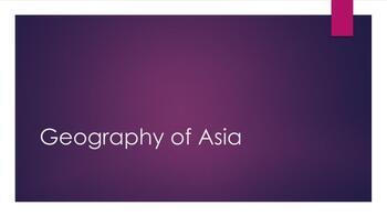Preview of Geography of Asia & Australia Google Slides