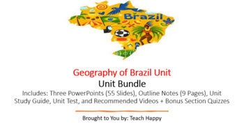 Preview of Geography of Brazil Unit Bundle