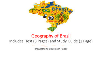 Preview of Geography of Brazil Unit Study Guided, Test, and Blooket