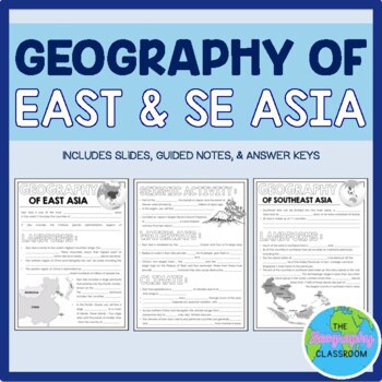 Preview of Geography of East and Southeast Asia Guided Notes