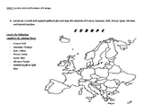 Geography of Europe (6th grade GSE aligned)