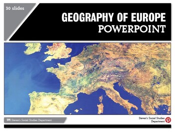 Geography Of Europe PowerPoint By Steven S Social Studies Department   Original 1093614 1 