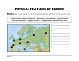 Geography of Europe (SS6G7) Worksheets