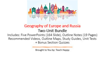 Preview of Geography of Europe and Russia Two-Unit Bundle