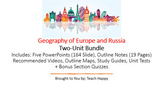 Geography of Europe and Russia Two-Unit Bundle