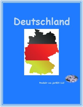 Preview of Geography of Germany Maps Packet