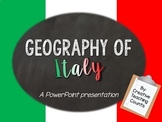 Geography of Italy Powerpoint