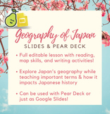 Geography of Japan: Google Slides & Pear Deck