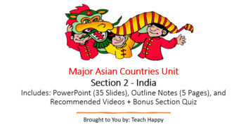Preview of Geography of Major Asian Countries - Section 2 Bundle - India