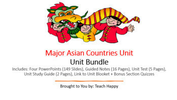 Preview of Geography of Major Asian Countries Unit Bundle