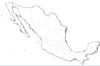 Geography of Mexico, Internet Activity, Map Worksheet | TpT