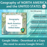 Geography of North America & the United States - Political