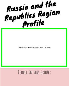 Preview of Geography of Russia - Chapter Project - Distance Learning - Google Drive