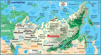 Preview of Geography of Russia Lesson Plan
