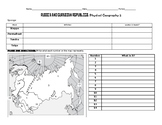 Geography of Russia and Eurasia - Label Map and Reflection