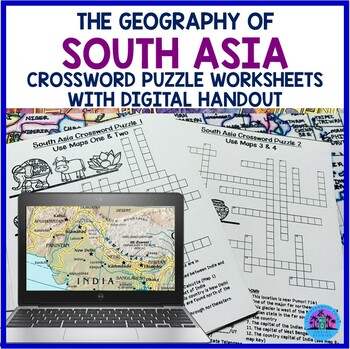 Geography of South Asia Crossword Puzzles by Southernmost Point Social