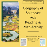 Geography of Southeast Asia One Page Reading with Question