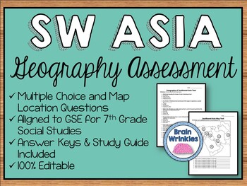 Preview of Geography of Southwest Asia Assessment (SS7G5, SS7G6, SS7G7, SS7G8)