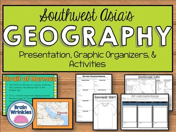 Preview of Geography of Southwest Asia (Middle East) - SS7G5
