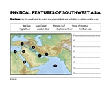 Geography of Southwest Asia (Middle East) (SS7G5) Worksheets