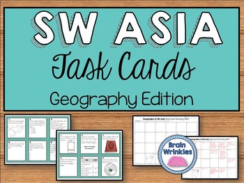 Preview of Geography of Southwest Asia Task Cards (SS7G5, SS7G6, SS7G7, SS7G8)