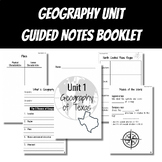 Geography of Texas Unit Guided Notes Booklet - TEKS Aligne