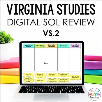 Preview of Virginia's Geography & American Indians Google Drive Review (VS.2)