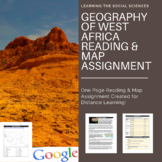 Geography of West Africa Reading & Map Assignment for Dist