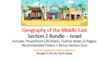 Preview of Geography of the Middle East - Section 2 Bundle - Israel