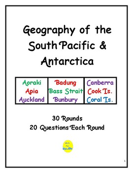 Preview of Geography of the South Pacific & Antarctica