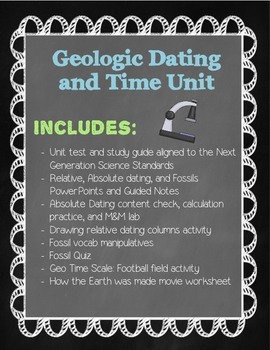 Preview of Geologic Dating and Time Bundled Unit