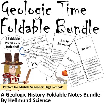 Preview of Geologic Time Foldable Notes Bundle