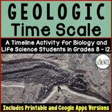 Geologic Time Scale Activity | Printable and Digital Distance Learning