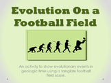 Geologic Time Scale Activity.  EVOLUTION on a FOOTBALL FIELD