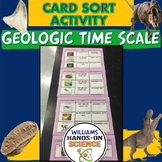 Geologic Time Scale Card Sort NGSS MS-LS4-1 Digital or Pri